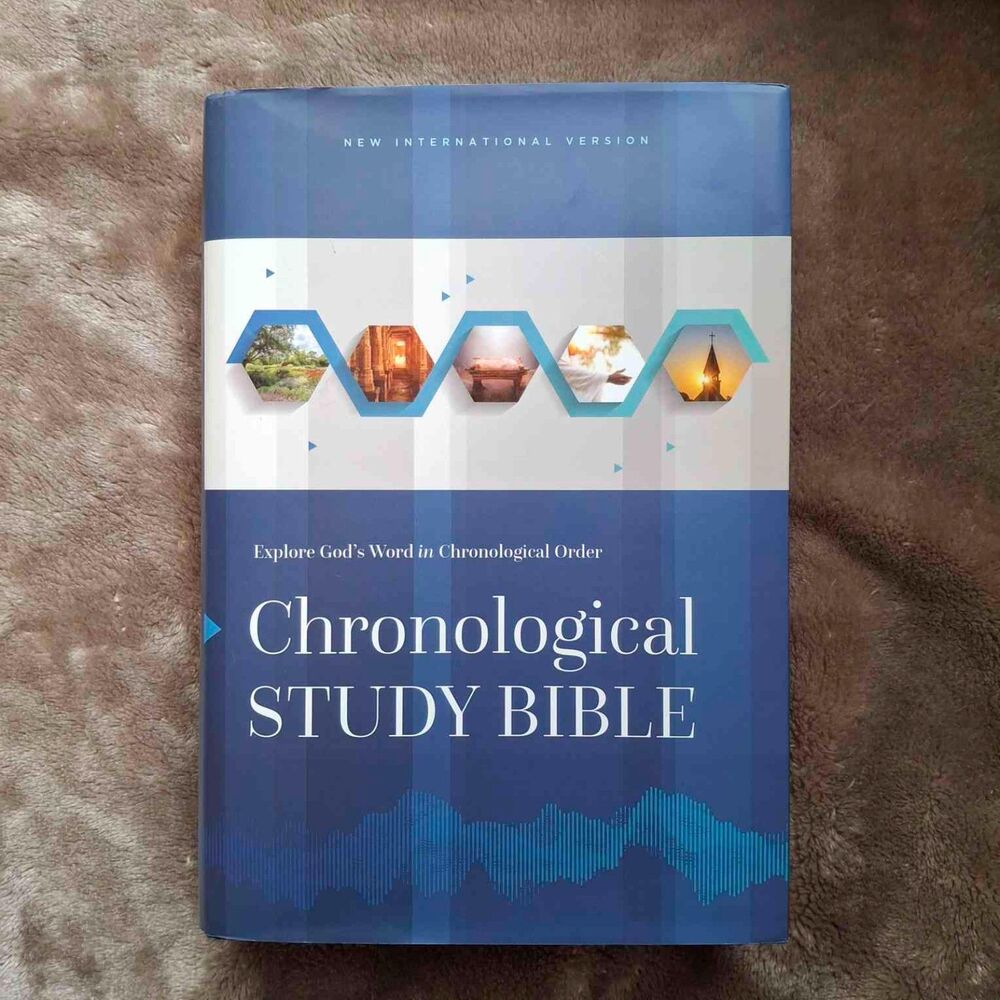 NIV Chronological Study Bible (Hardcover) – Thomas Nelson - Very Good
